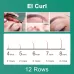 EI Curl 0.10mm Mix 4-8mm Brown Color